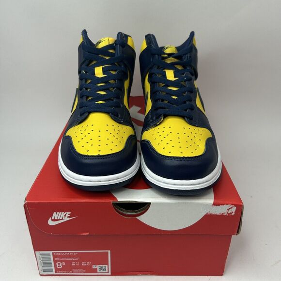 Nike Dunk High Retro SP “Michigan/Maize Yellow” 2023